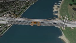So soll die Rheinbrücke Neuenkamp auf der A40 final aussehen