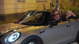 Dortmunder Fans feiern den Einzug des BVB in das Championsleague-Finale