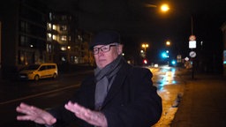 Peter Wallutis, Anwohner der Hafenstraße in Essen