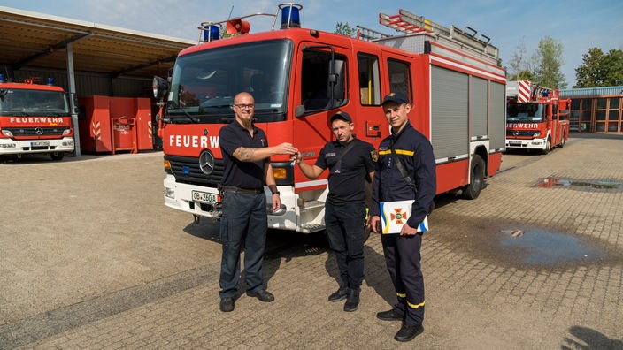 Feuerwehr Oberhausen spendet Löschfahrzeug an Ukraine