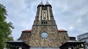 Der Turm der Pfarrei St. Franziskus von Assisi in Hamm