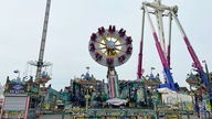 Die Cranger Kirmes am Vorabend vor dem Start