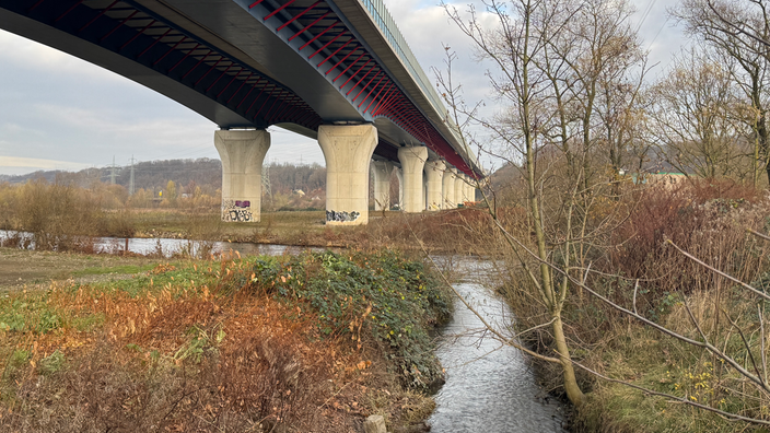 Das Bild zeigt die Lenne in Hagen