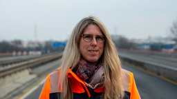 Das Foto zeigt Melanie Nölke von der Autobahn GmbH