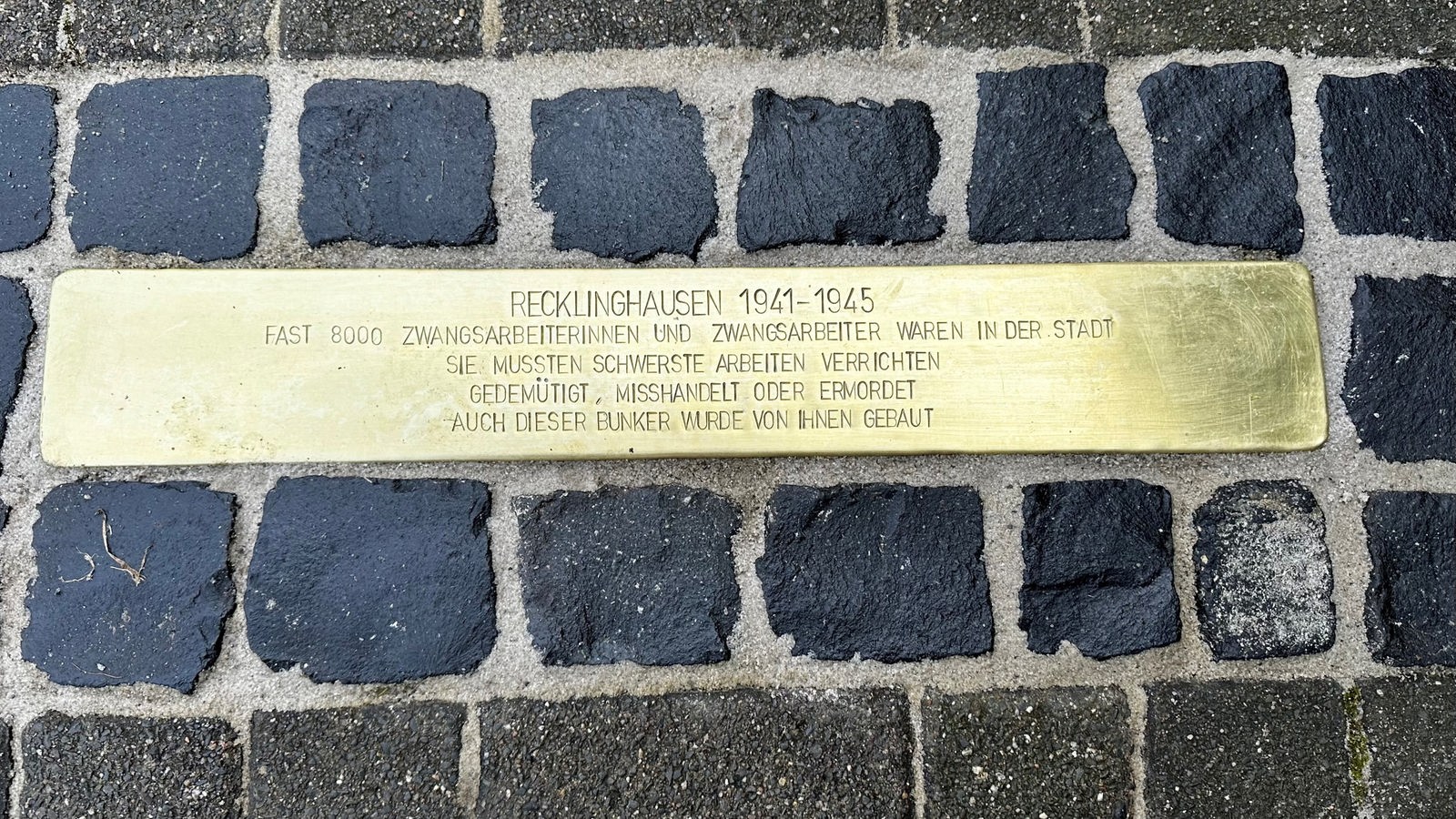 Soglia d’inciampo rivelata a Recklinghausen – Zona della Ruhr – Notizie – WDR – Zona della Ruhr – Notizie