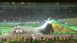 Die Motocross-Piste in den Westfalenhallen