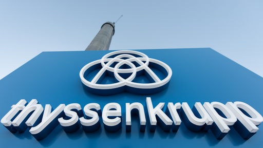 Das Logo von Thyssen-Krupp