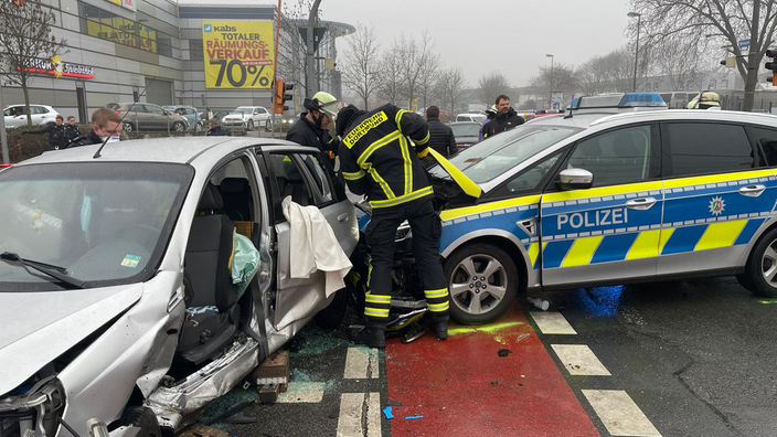 Verkehrsunfall mit Streifenwagen in der Dortmunder Nordstadt
