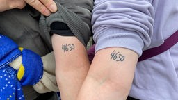 Zwei Grönemeyer-Fans haben 4630 auf ihren Armen tattowiert