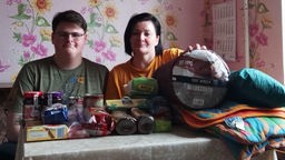 Familie in Cherson freut sich über Spenden der Ukraine-Hilfe Witten
