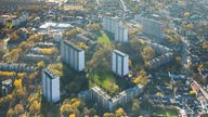 Luftaufnahme des Duisburger Wohnparks Hochheide