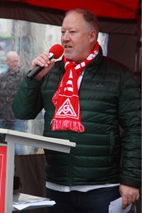 Gesamtbetriebsratsvorsitzender Achim Dietrich