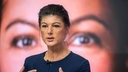 Sahra Wagenknecht, Bundesvorsitzende des Bündnis Sahra Wagenknecht (BSW), stellt die Kampagne der Partei zur Bundestagswahl 2025 in Berlin vor.