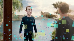 Mark Zuckerberg zeigt persönlich, wie sein Avatar aussieht.