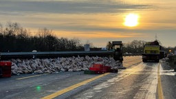 Schinken auf der A2 bei Castrop-Rauxel