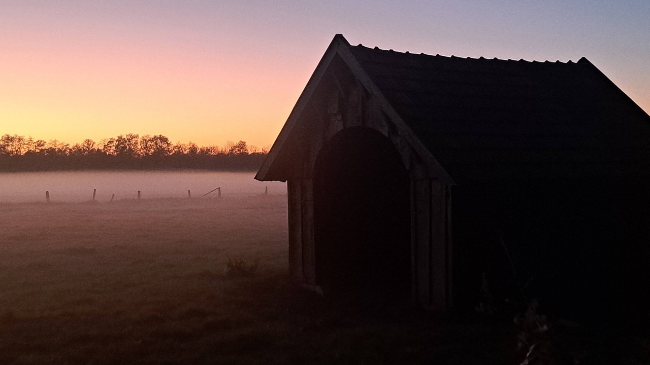 Sonnenaufgang in Saerbeck fotografiert von User Felix Lindemann 