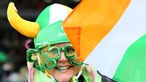 Frau verkleidet bei der St.Patrick's Day Parade Dublin 2022