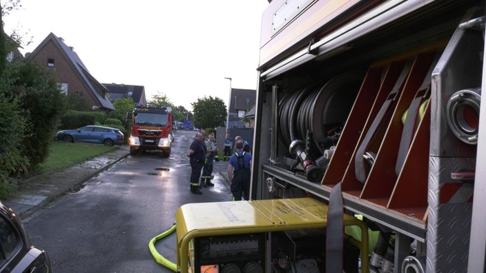 Feuerwehreinsatz wegen Unwetter in Münsterland