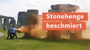 Stonehenge-Monument beschmiert