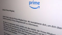 Amazon hat seine Bestandskunden mit einer unauffälligen E-Mail über die Preiserhöhung informiert