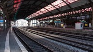 Eindrücke vom Streiktag. Kein Zug mehr ab Aachen Hauptbahnhof