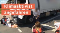 Klimaaktivist wird von einem Lkw in Stralsund angefahren