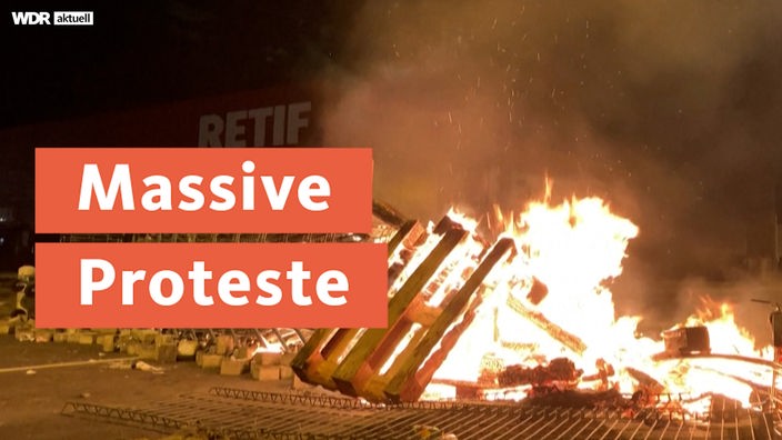 Massive Proteste in Frankreich