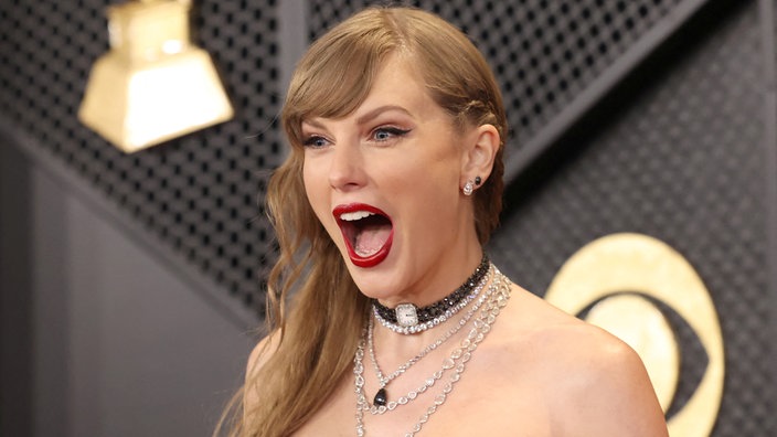 Taylor-Swift bei der Grammy-Verleihung 2024