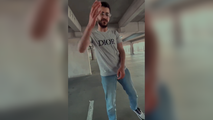 Screenshot aus "TA3AL LAHON"-Video von Rapper Hassan
