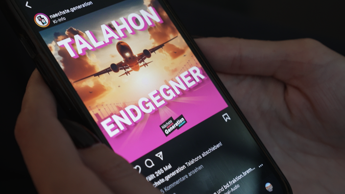 Der Instagram-Account "Nächste Generation" bezeichnet sich als konservativ - und fordert in einem Post, dass man "Talahons" abschieben müsse.
