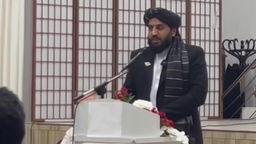 Taliban-Funktionär hält eine Rede in Ditib-Moschee in Köln