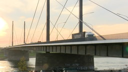 Theodor-Heuss-Brücke D ist sehr marode