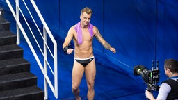 Wasserspringer Timo Barthel bei den Olympischen Spielen in Paris