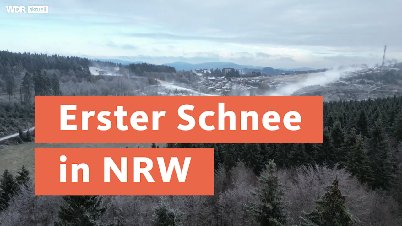 Erster Schnee in NRW