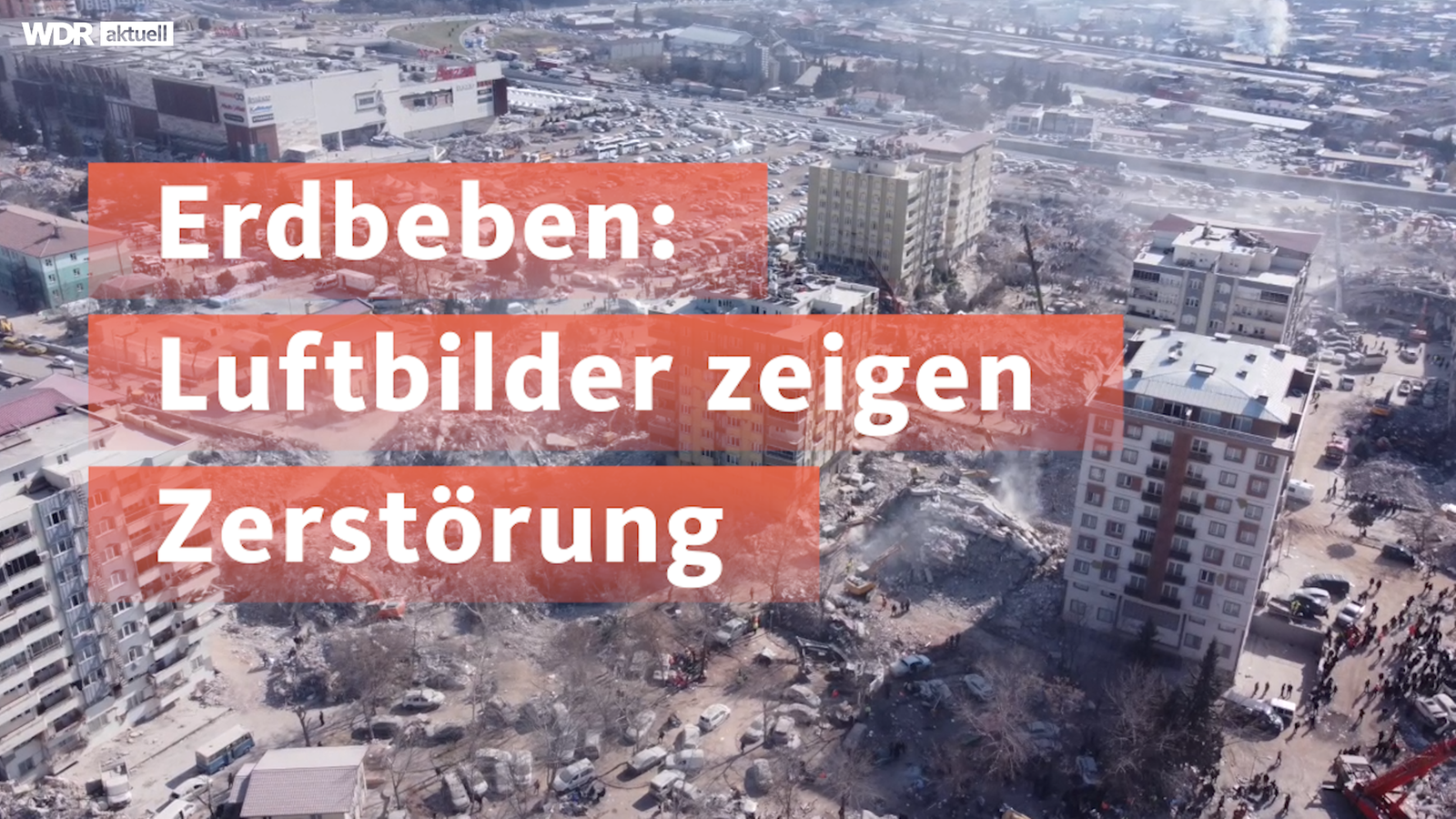 Plus de 40 000 morts suite au tremblement de terre – plusieurs organisations humanitaires mettent fin à leurs opérations – Nachrichten – WDR – Nachrichten