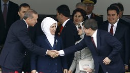Recep Tayyip Erdogan, Ahmet Davutoglu und Ali Babacan