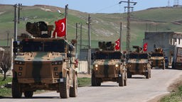 Türkischer Militär-Konvoi in Idlib - Syrien