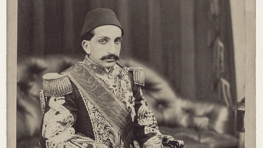 Şehzade Abdülhamid II (1842-1918) wahrscheinlich auf Balmoral Castle (GB) im Jahre 1867