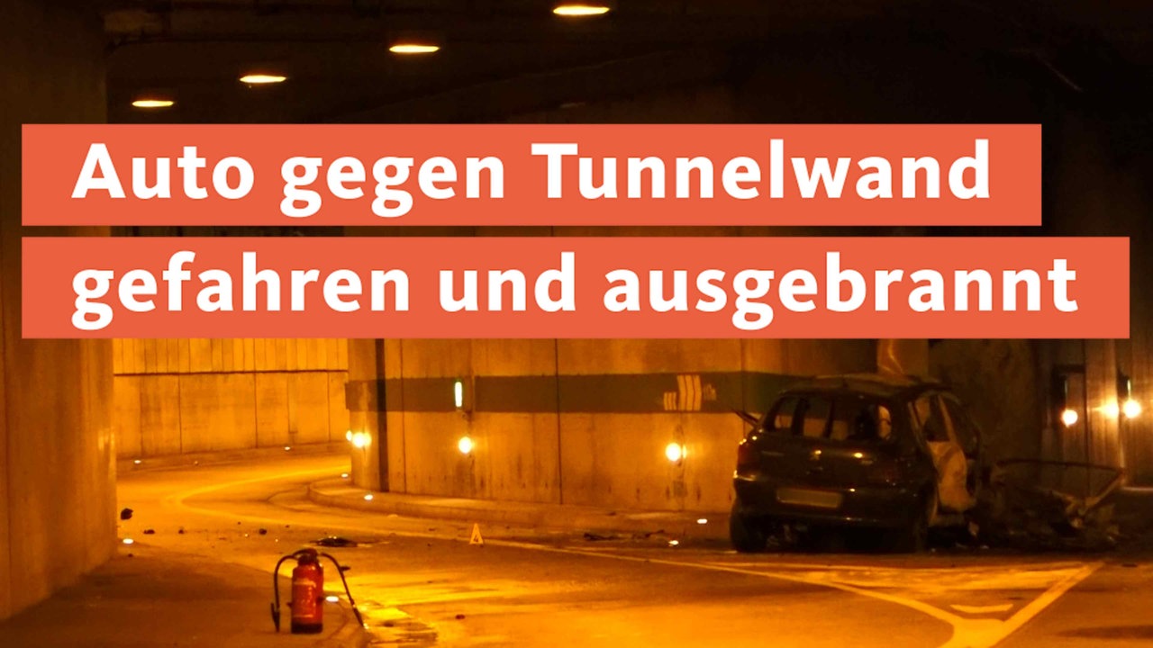 Rheinufertunnel: Polizei sperrt Durchfahrt