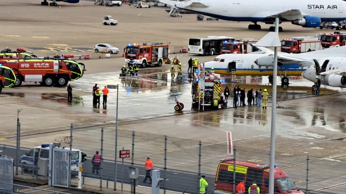 Flughafen Köln Bonn Notfall-Übung