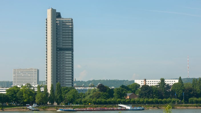 Der Dienstsitz der UN in Bonn befindet sich im ehemaligen Abgeordnetenhaus, auch "Langer Eugen" genannt. 