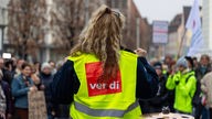 Bundesweiter Klimastreik von Verdi und Fridays for Future Kundgebung am 01.03.2024 in Nürnberg am Kornmarkt 