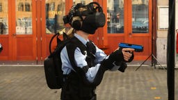 Polizei Übung mit Virtual Reality