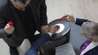 Bundestagsabgeordnete stimmen über die Reform des Wahlrechts im Deutschen Bundestag in Berlin ab