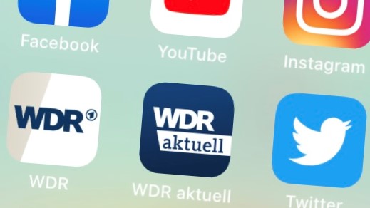 Der WDR ist in verschiedenen Apps und Social Media Angeboten vertreten