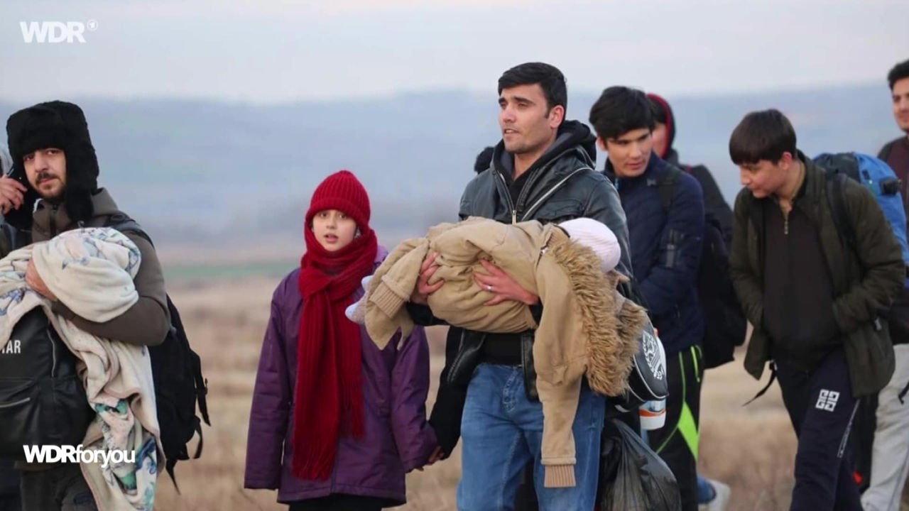 Flüchtlingen an den grenzen in der Türkei