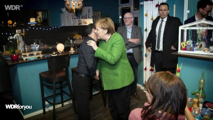 Merkel besucht iranisches Restaurant 