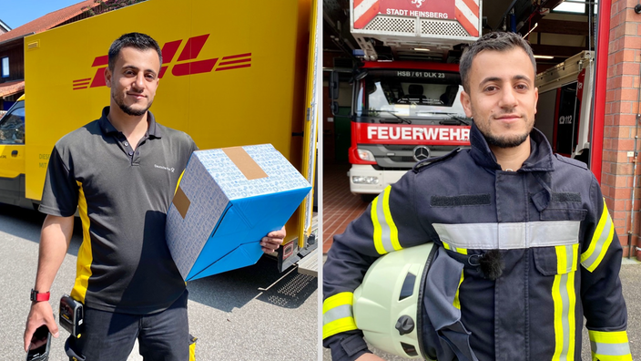 Mohamad: Postbote und Feuerwehrmann