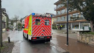 Ein Krankenwagen in Bad Meinberg 