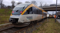 Die Eurobahn nach dem Zusammenstoß